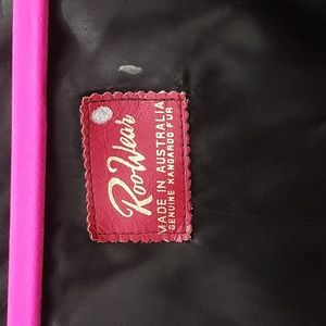 Genuine kangaroo fur coat made in Australia